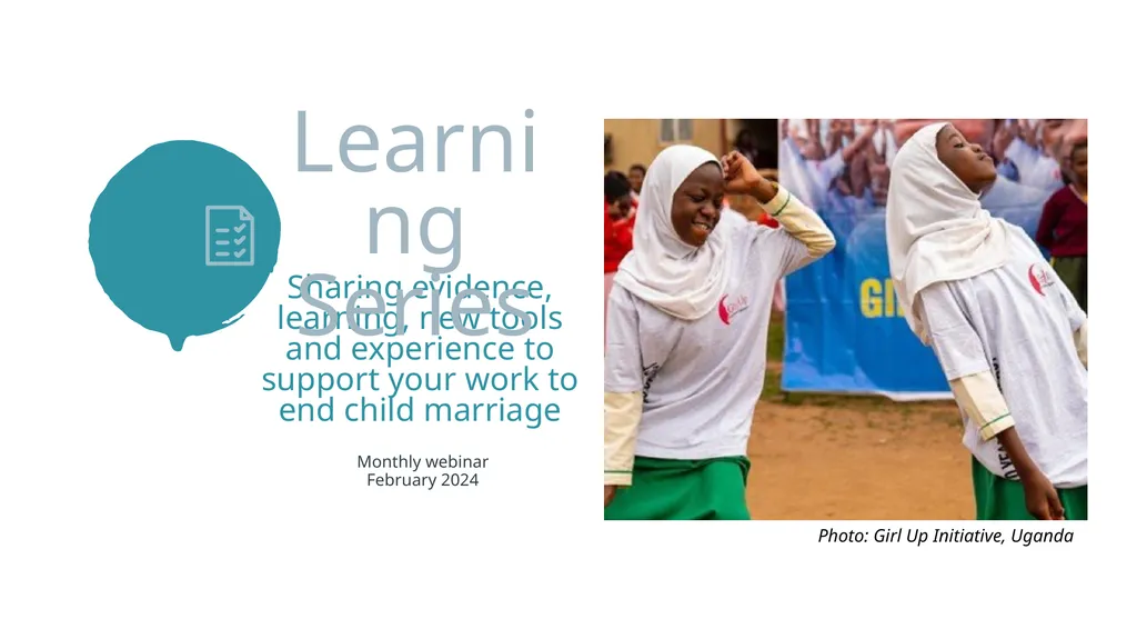 SIX SHARED GOALS Sharing evidence, learning, new - slide 1 of 56