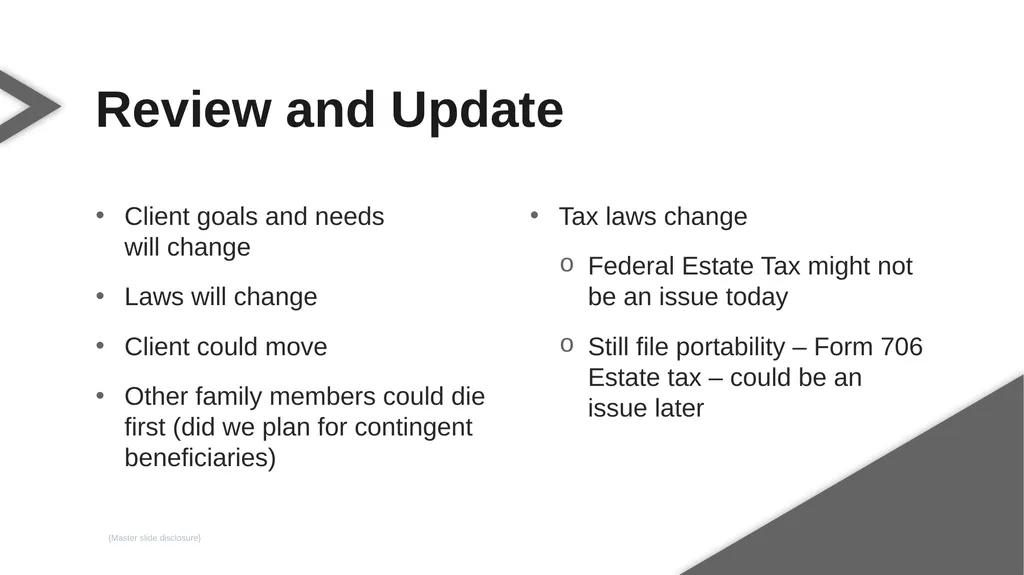 Estate Planning For Today {Presenter Name} - slide 32 of 37