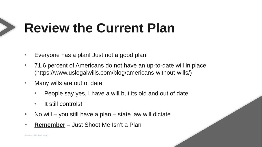Estate Planning For Today {Presenter Name} - slide 27 of 37
