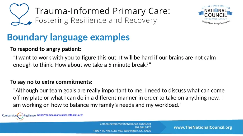 For the trainer: Please note this slide deck is - slide 19 of 26