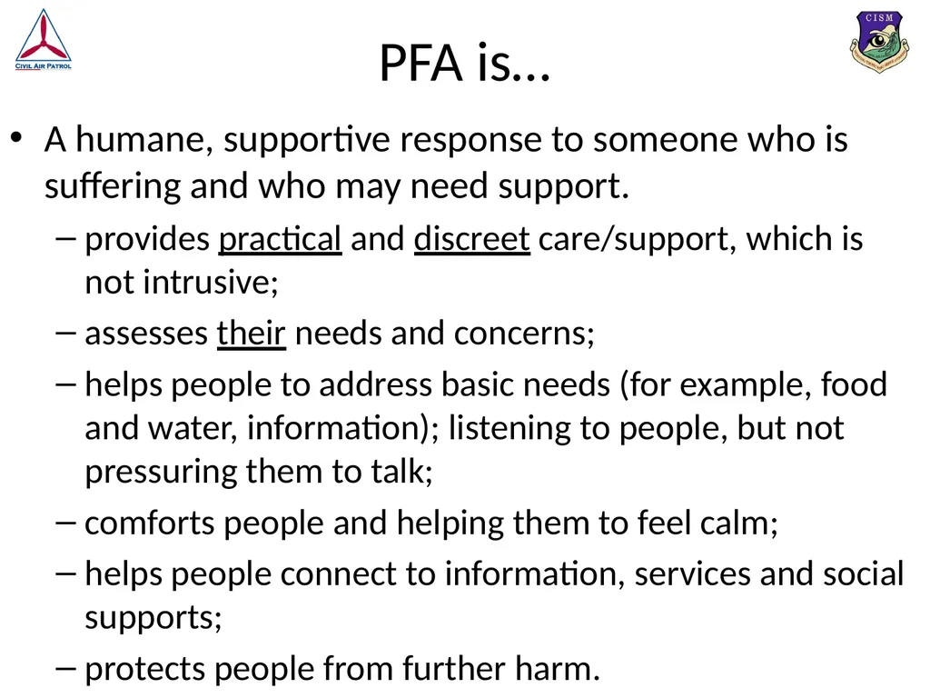 Look, Listen, and Link (LLL) Basic Psychological - slide 6 of 37