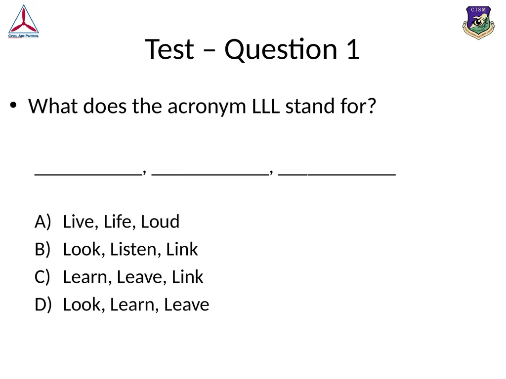 Look, Listen, and Link (LLL) Basic Psychological - slide 29 of 37