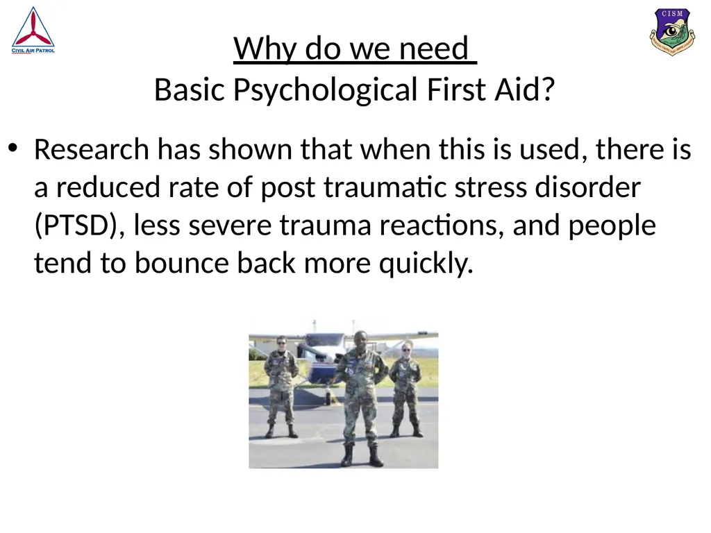 Look, Listen, and Link (LLL) Basic Psychological - slide 4 of 37
