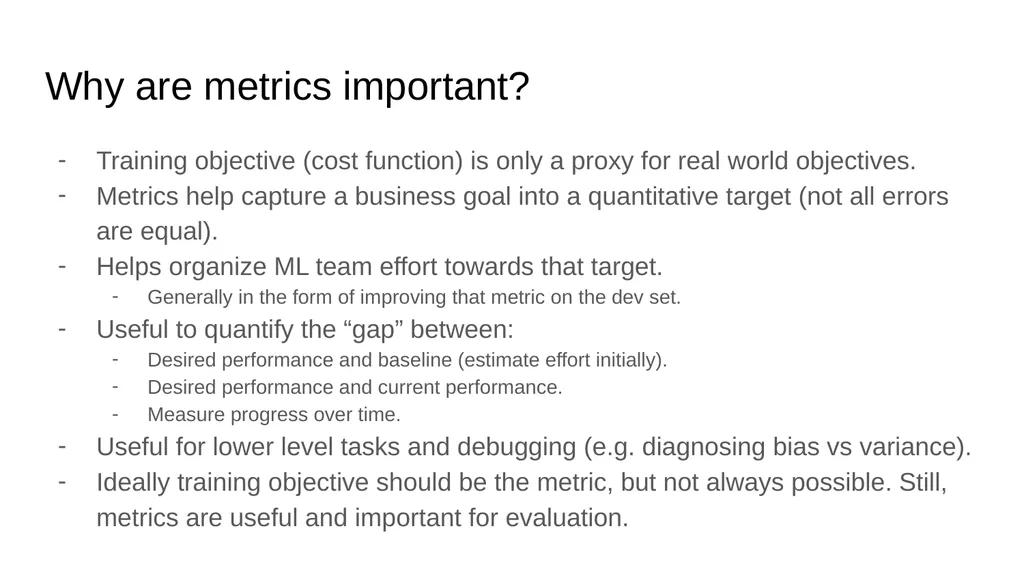 Evaluation Metrics CS229 Yining Chen (Adapted from - slide 3 of 31