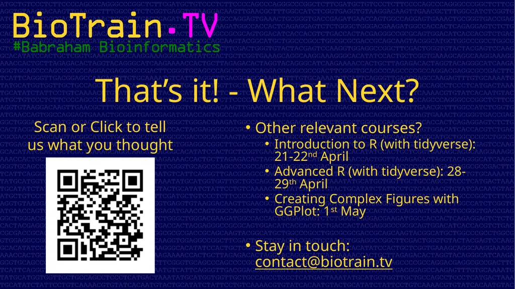 Introduction to Machine Learning Hayley Carr, - slide 124 of 124