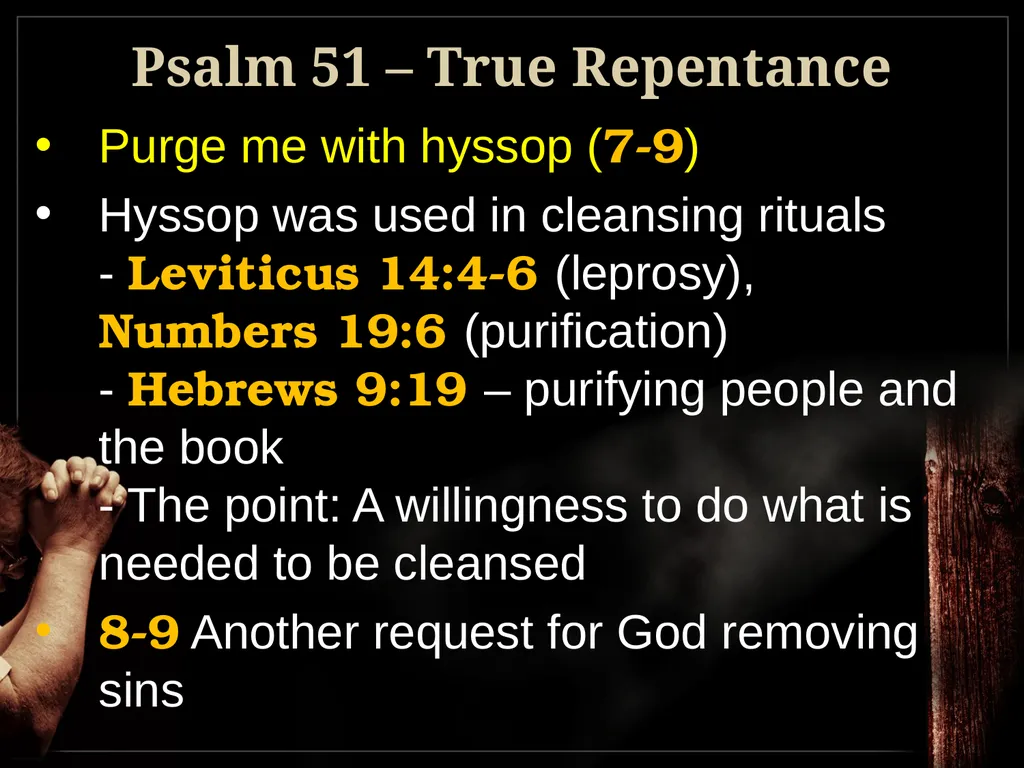 Understanding True Repentance 2 Corinthians 7:9-11 - slide 17 of 25