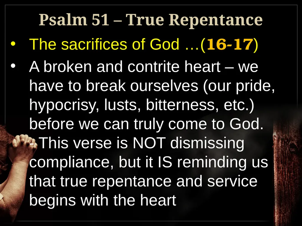 Understanding True Repentance 2 Corinthians 7:9-11 - slide 22 of 25