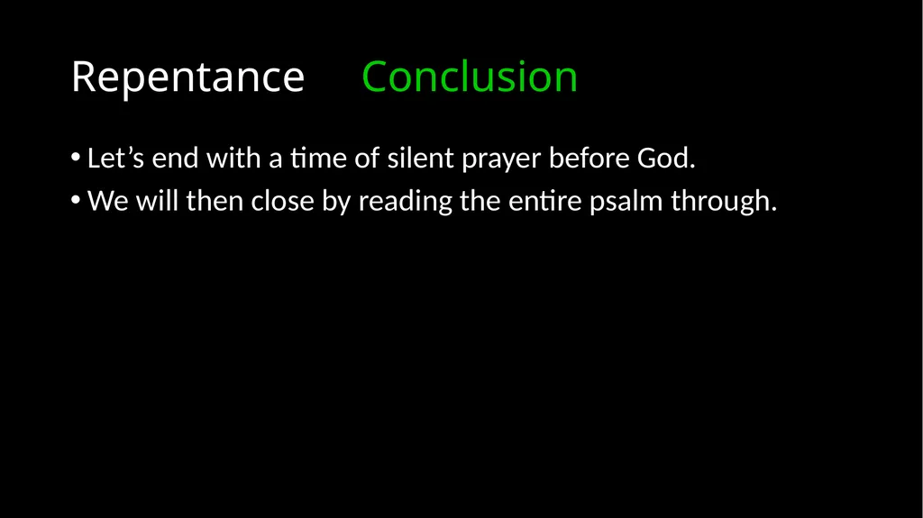 Repentance Psalm 51 Repentance Introduction - slide 44 of 44