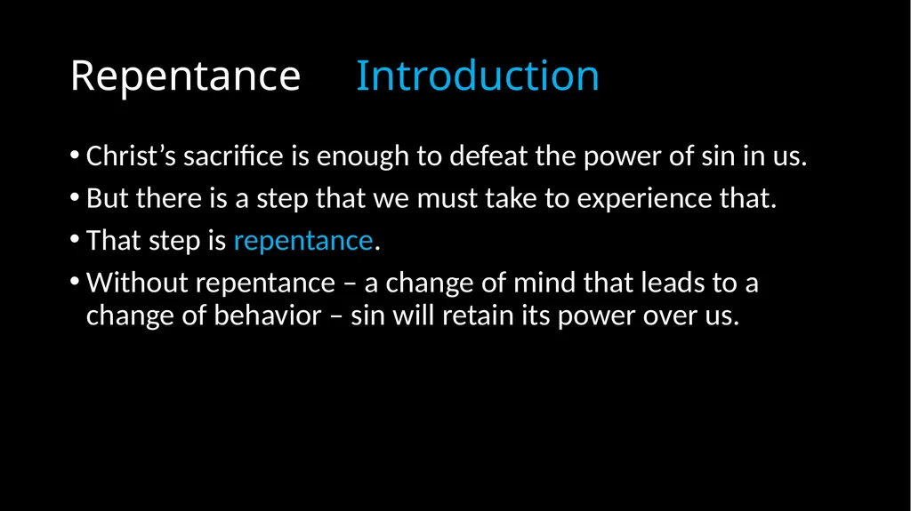 Repentance Psalm 51 Repentance Introduction - slide 3 of 44