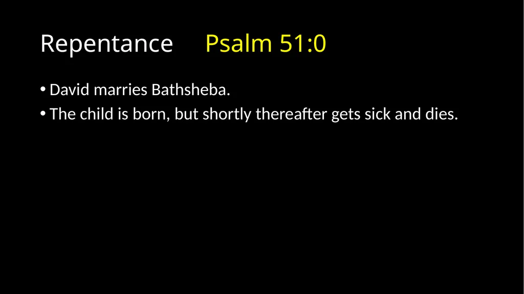 Repentance Psalm 51 Repentance Introduction - slide 8 of 44
