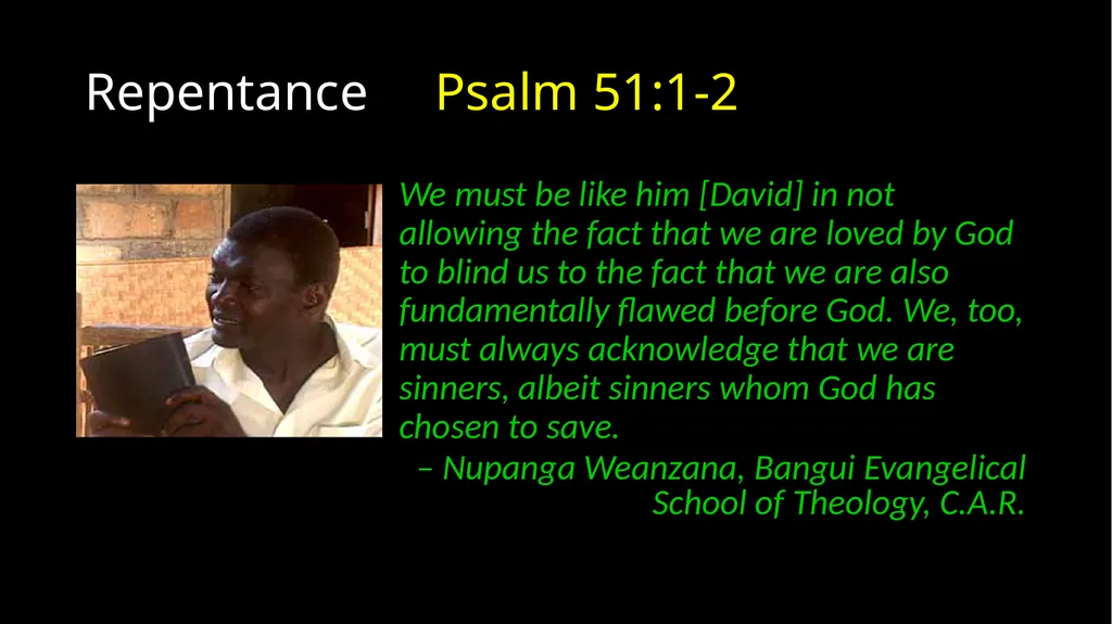 Repentance Psalm 51 Repentance Introduction - slide 12 of 44