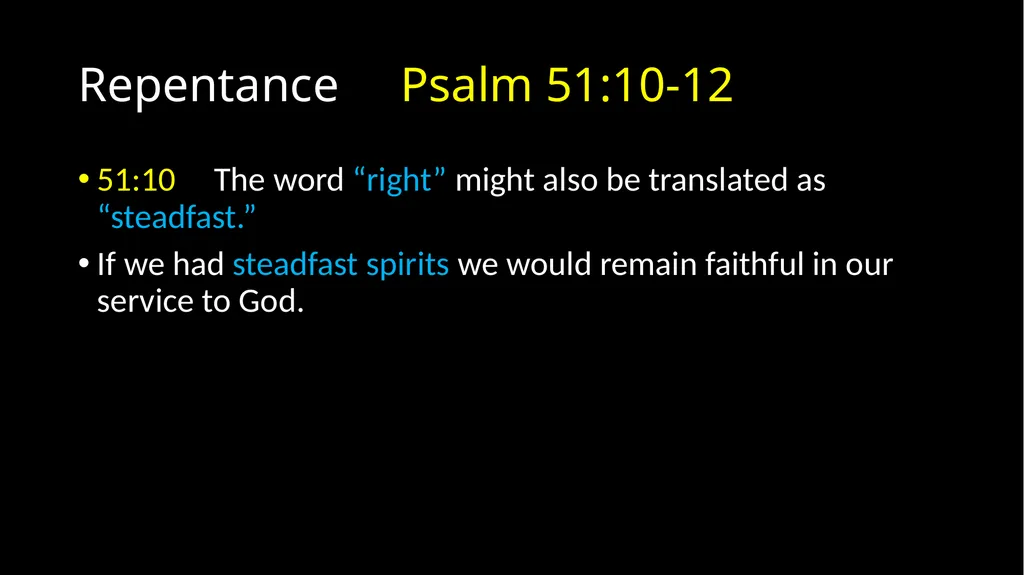 Repentance Psalm 51 Repentance Introduction - slide 25 of 44
