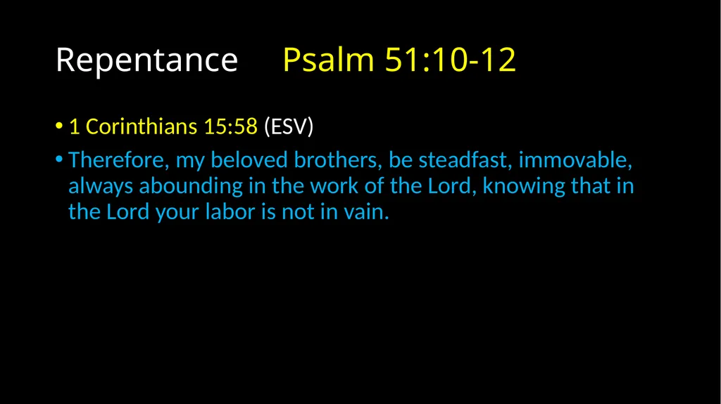 Repentance Psalm 51 Repentance Introduction - slide 26 of 44