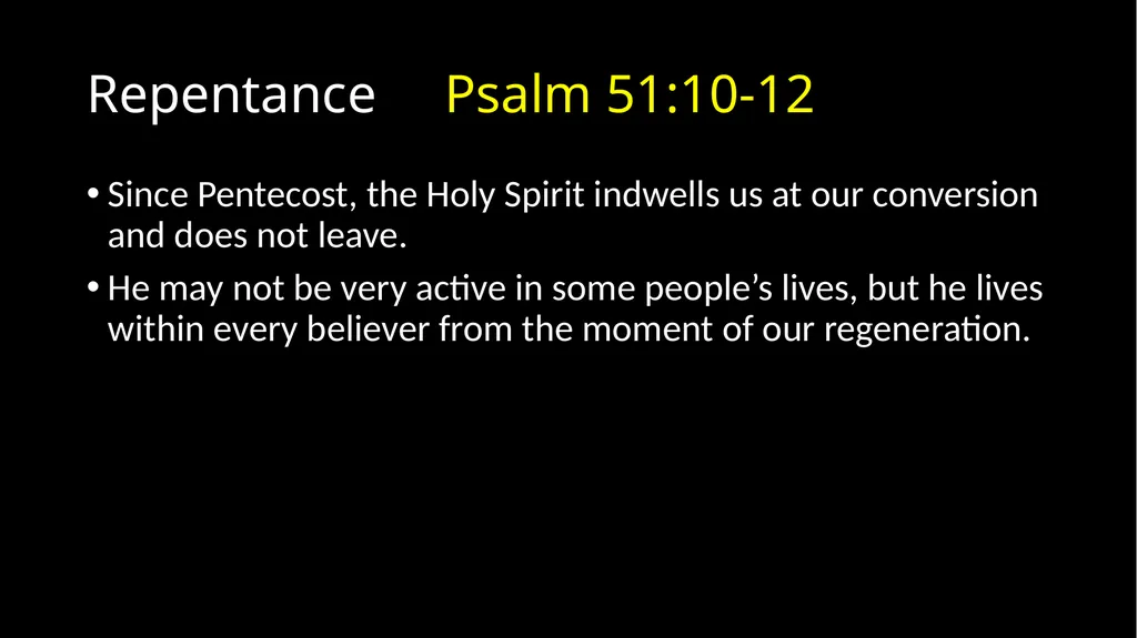 Repentance Psalm 51 Repentance Introduction - slide 29 of 44