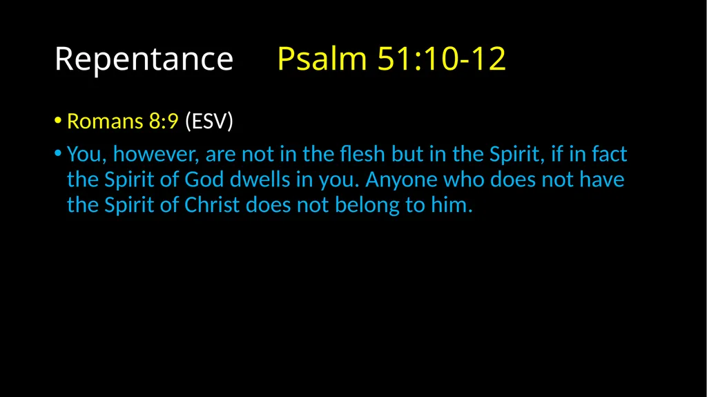 Repentance Psalm 51 Repentance Introduction - slide 30 of 44
