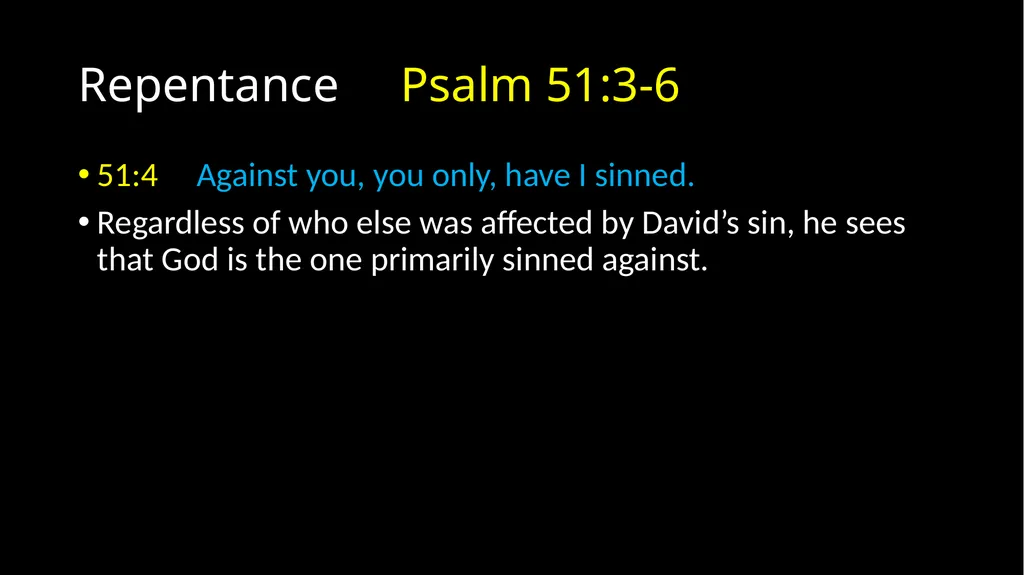 Repentance Psalm 51 Repentance Introduction - slide 16 of 44