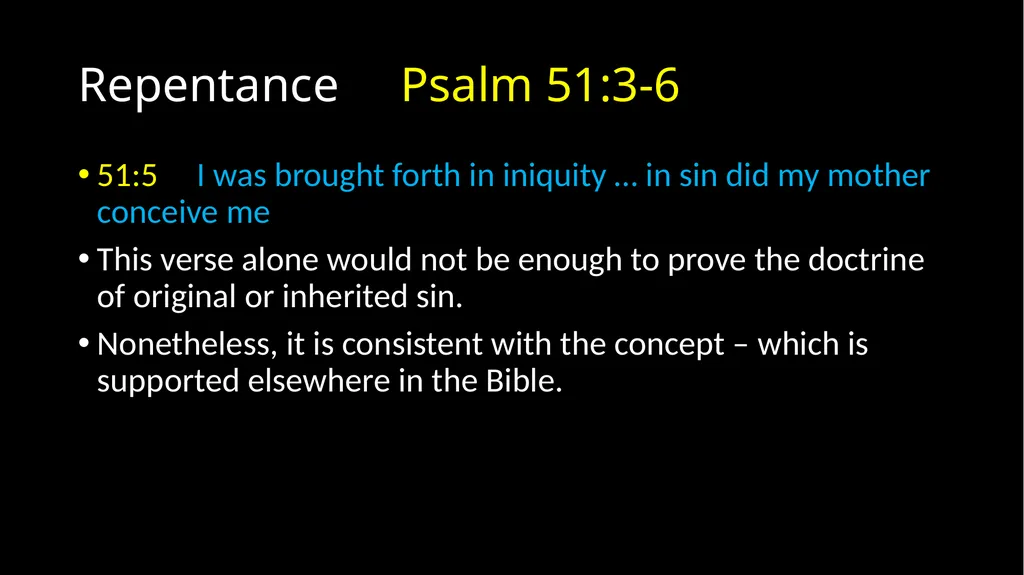 Repentance Psalm 51 Repentance Introduction - slide 18 of 44