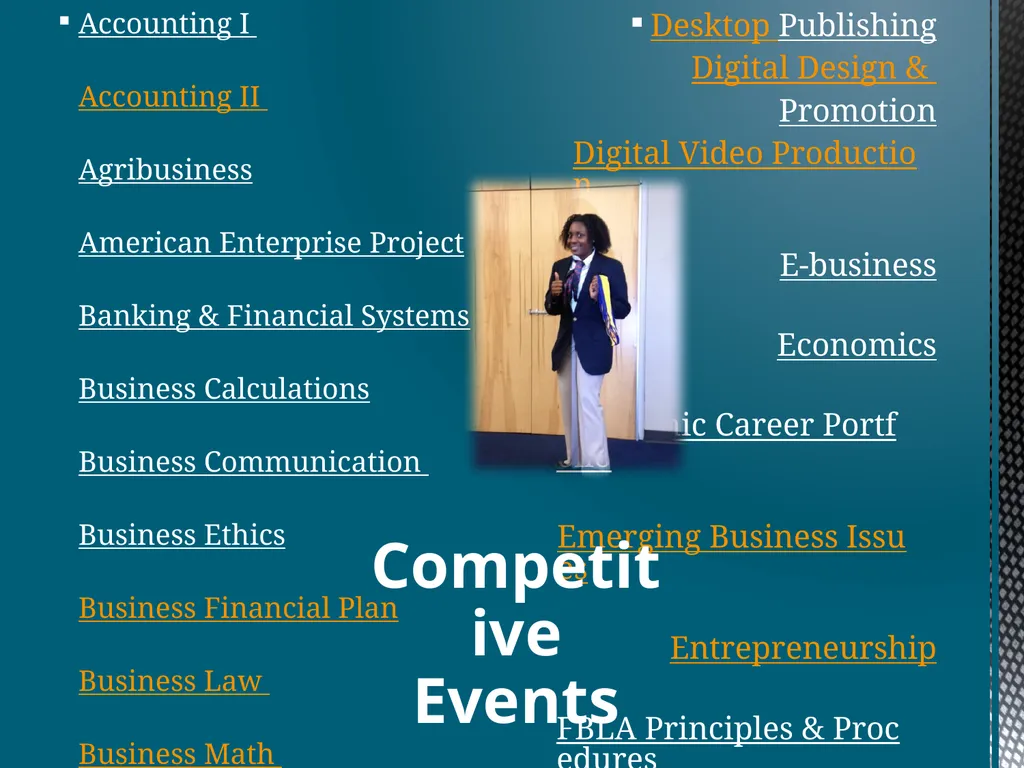 Future Business Leaders of America-Phi Beta Lambda - slide 9 of 21