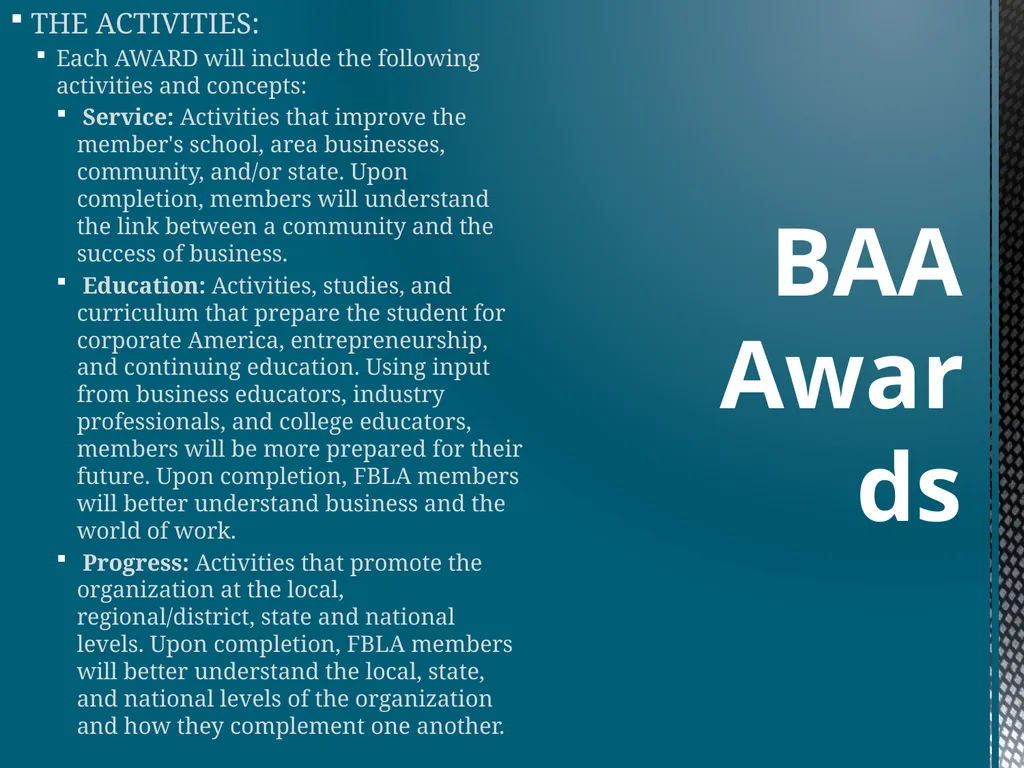 Future Business Leaders of America-Phi Beta Lambda - slide 17 of 21