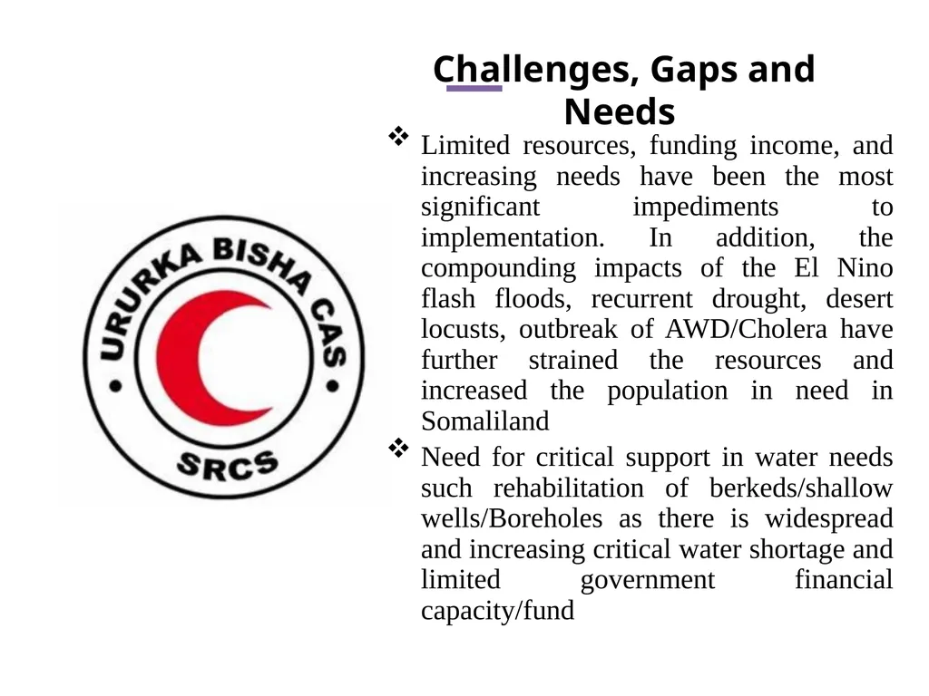 Presented By Ahmed Abdi Bakal SRCS-Somaliland - slide 21 of 23