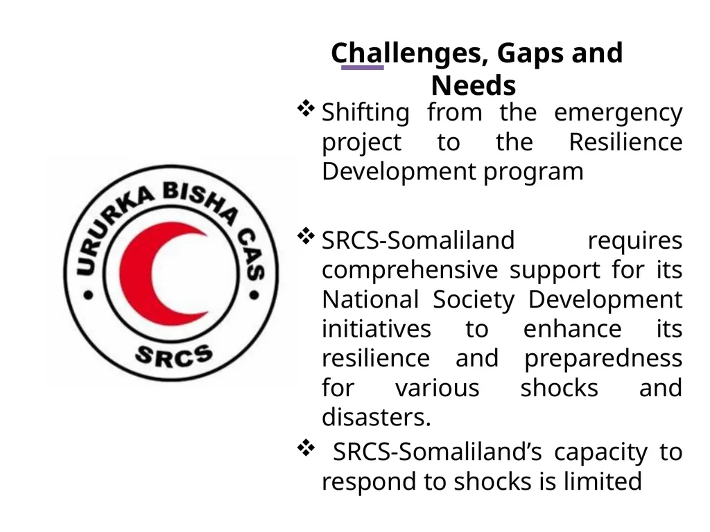 Presented By Ahmed Abdi Bakal SRCS-Somaliland - slide 22 of 23
