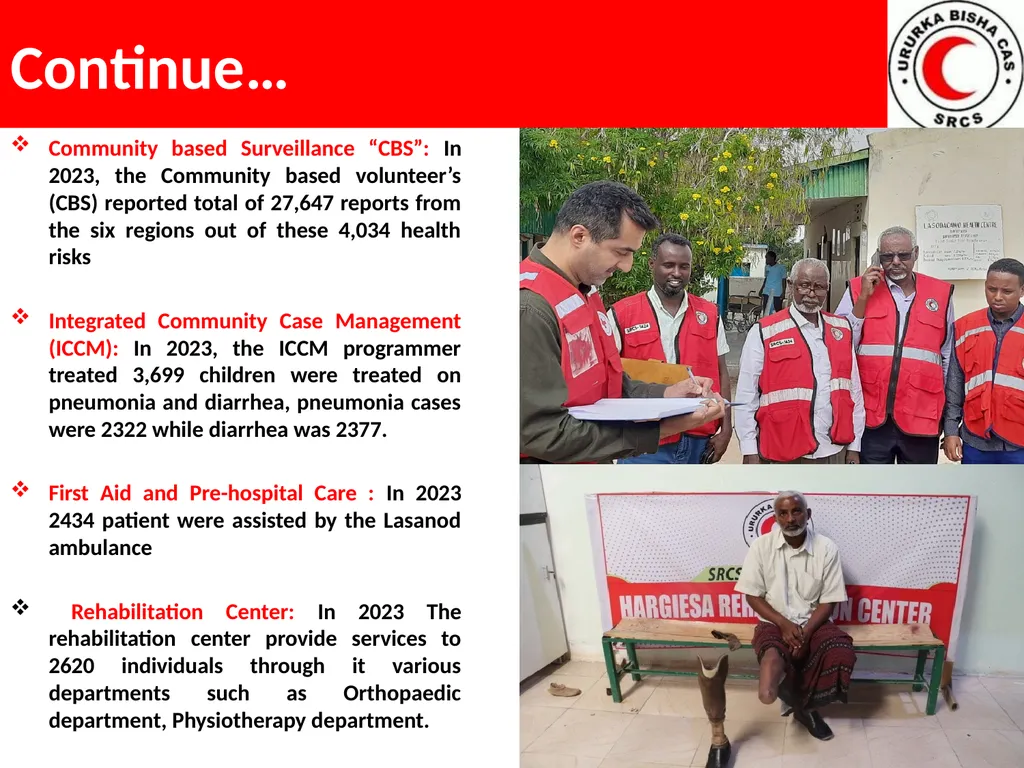 Presented By Ahmed Abdi Bakal SRCS-Somaliland - slide 10 of 23