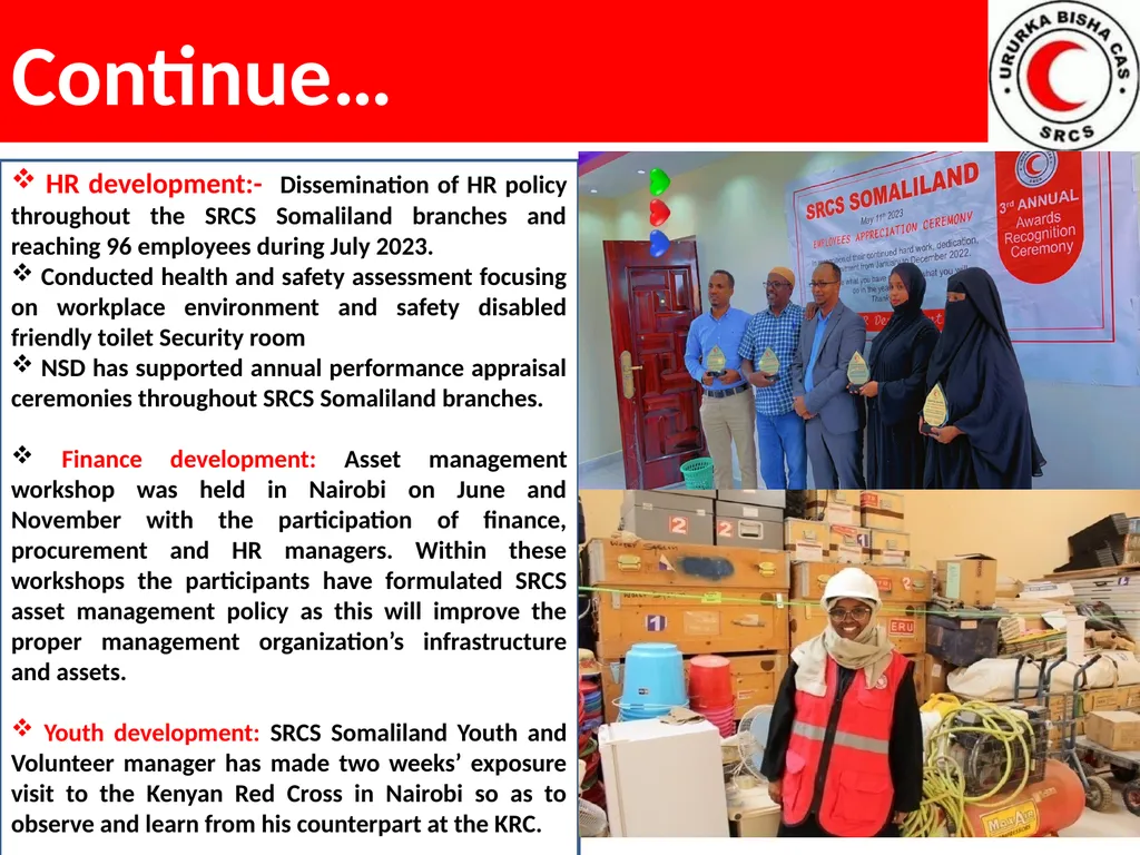 Presented By Ahmed Abdi Bakal SRCS-Somaliland - slide 18 of 23