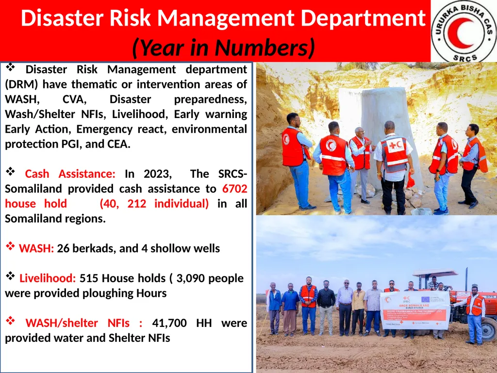 Presented By Ahmed Abdi Bakal SRCS-Somaliland - slide 11 of 23