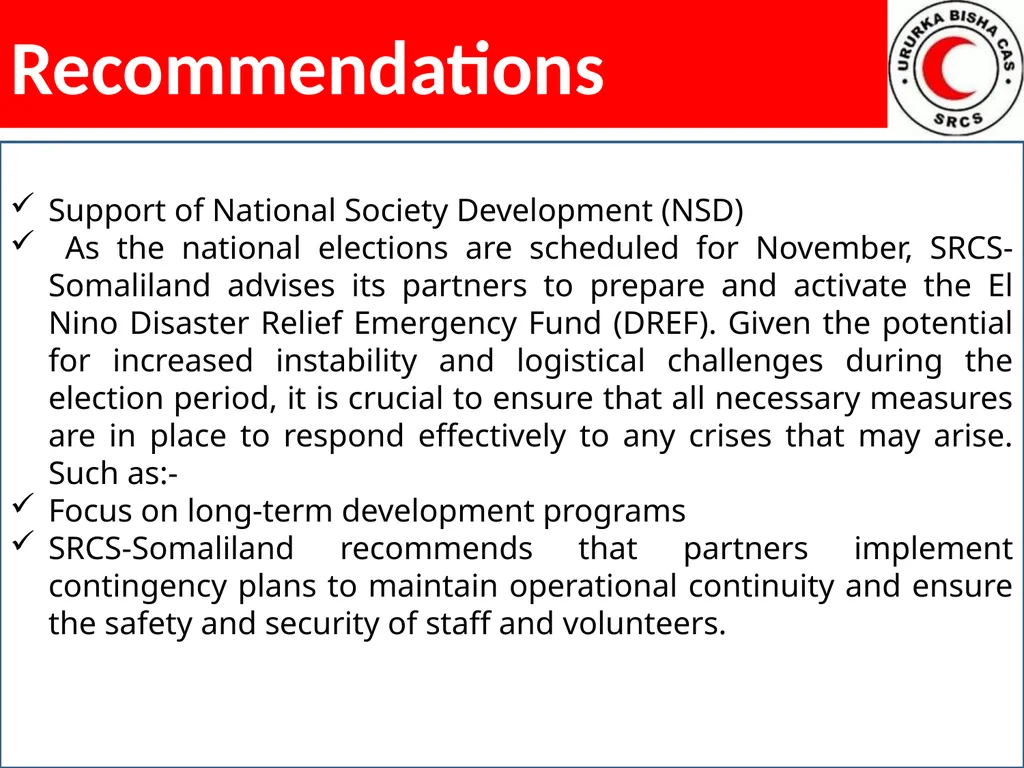 Presented By Ahmed Abdi Bakal SRCS-Somaliland - slide 23 of 23