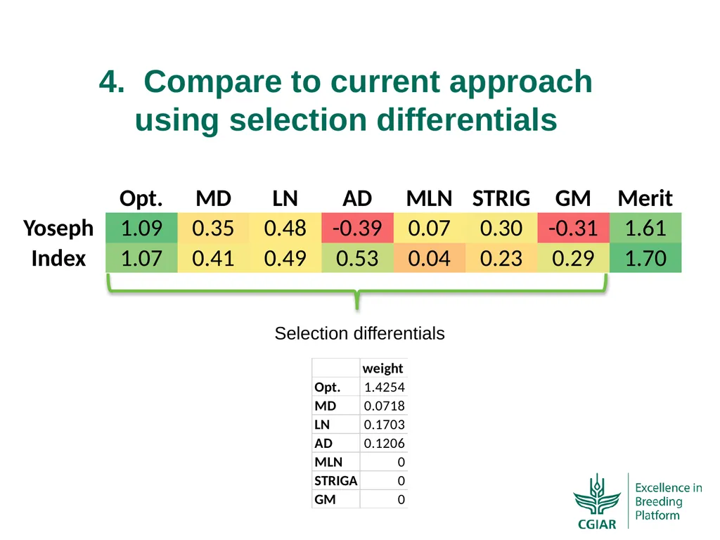 Bringing a selection index into the CIMMYT-Maize - slide 21 of 21