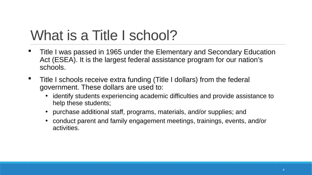 Springdale Elementary School Annual Title I & - slide 4 of 27
