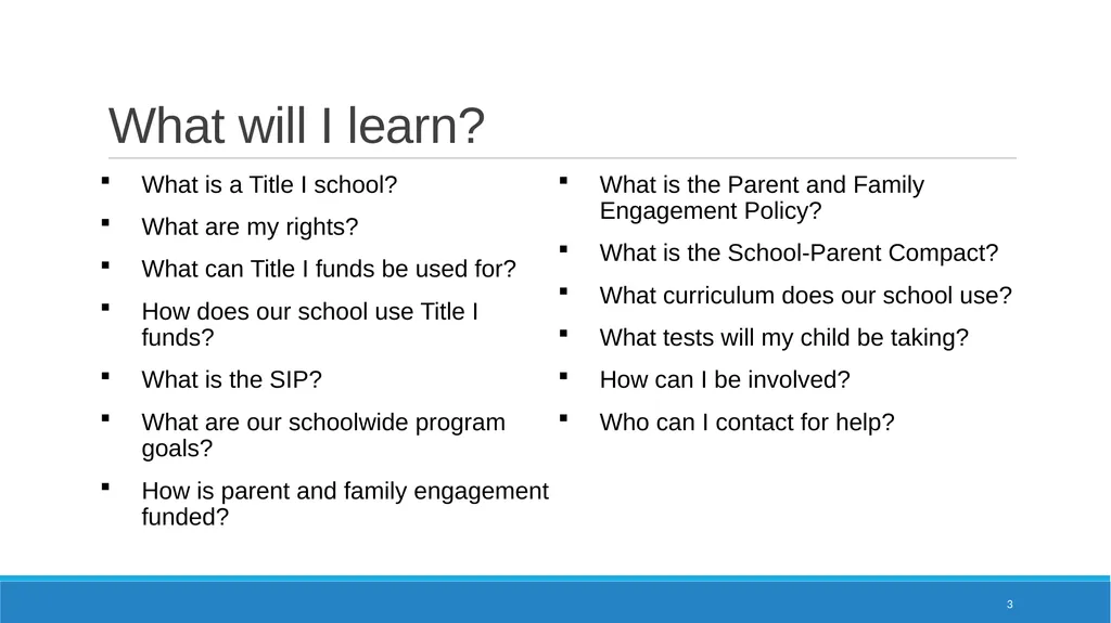 Springdale Elementary School Annual Title I & - slide 3 of 27