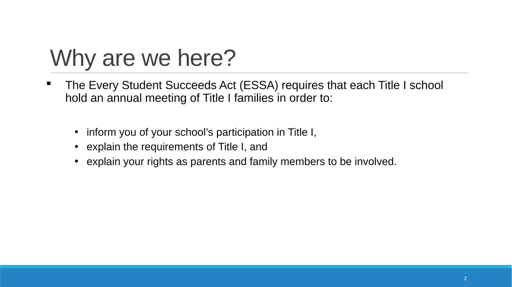Springdale Elementary School Annual Title I & - slide 2 of 27