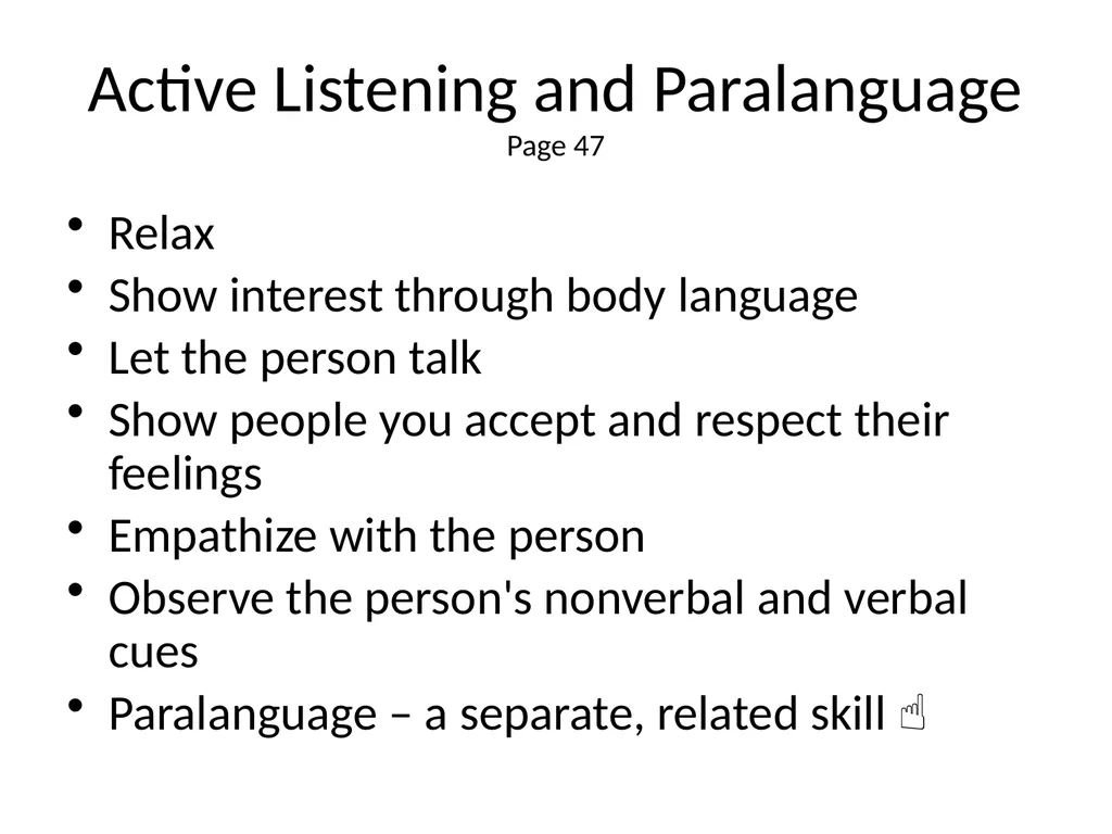1 The Mandt System® Relational Skills Chapter 1 - slide 58 of 102