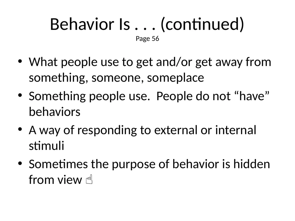 1 The Mandt System® Relational Skills Chapter 1 - slide 70 of 102