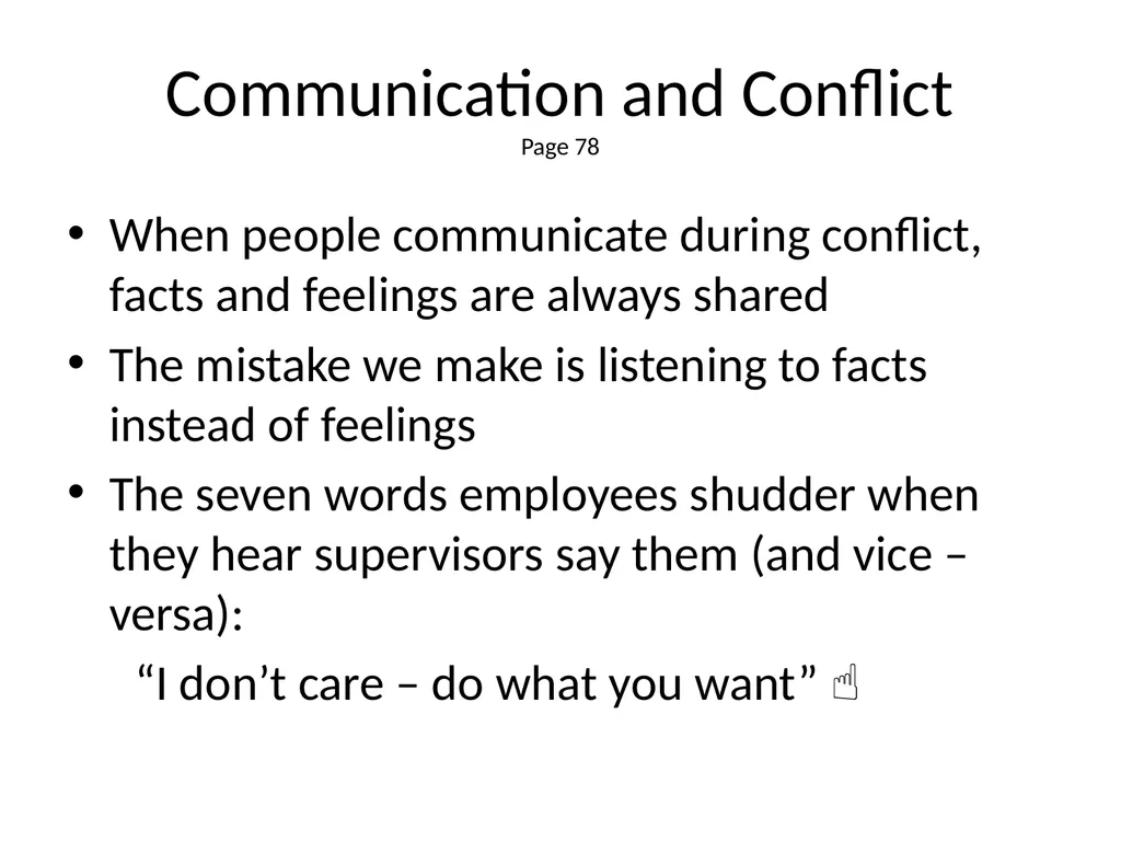 1 The Mandt System® Relational Skills Chapter 1 - slide 95 of 102