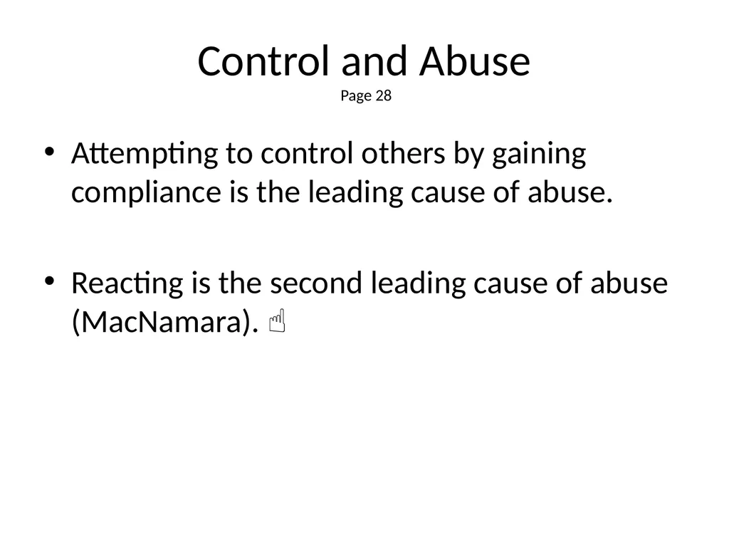 1 The Mandt System® Relational Skills Chapter 1 - slide 37 of 102