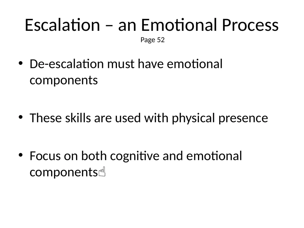 1 The Mandt System® Relational Skills Chapter 1 - slide 61 of 102