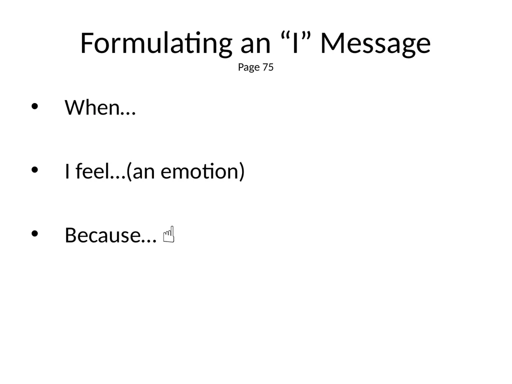 1 The Mandt System® Relational Skills Chapter 1 - slide 92 of 102