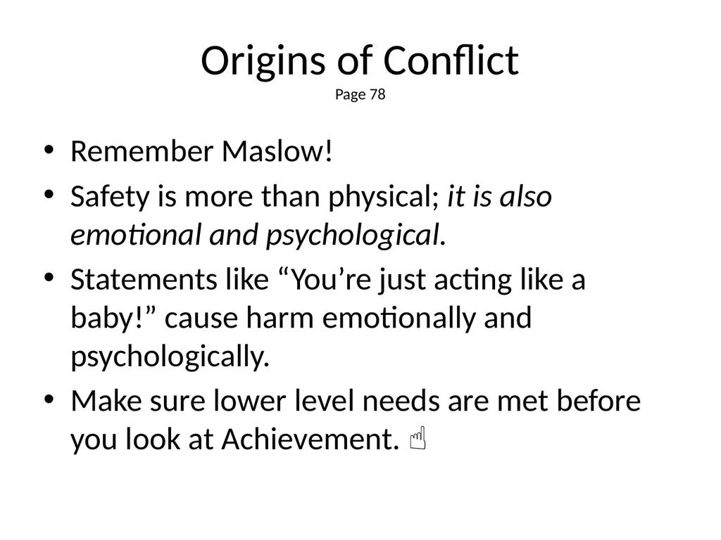 1 The Mandt System® Relational Skills Chapter 1 - slide 94 of 102