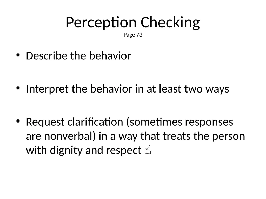 1 The Mandt System® Relational Skills Chapter 1 - slide 83 of 102