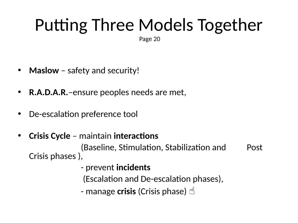 1 The Mandt System® Relational Skills Chapter 1 - slide 25 of 102