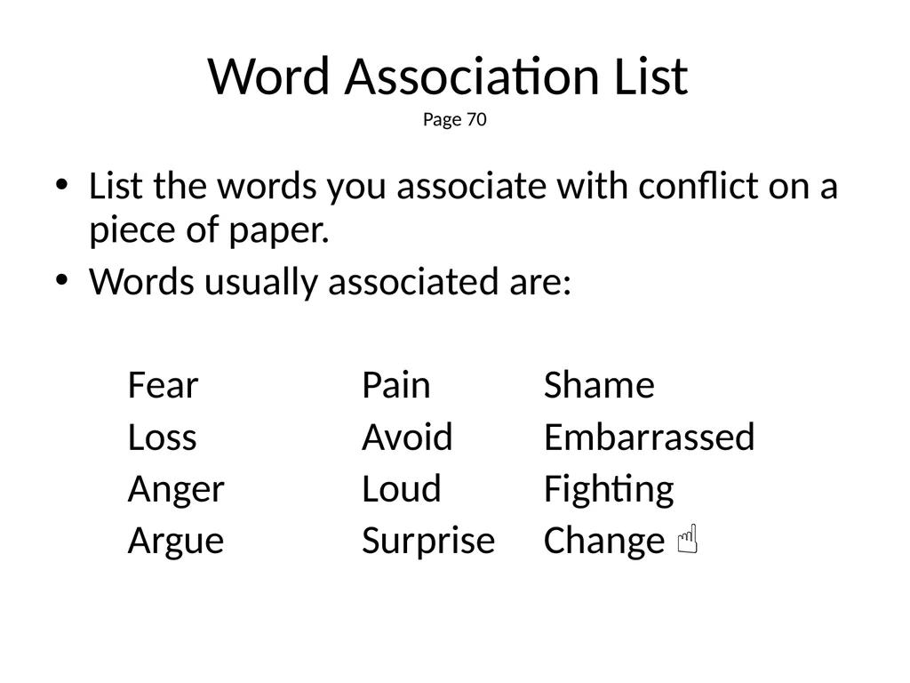 1 The Mandt System® Relational Skills Chapter 1 - slide 78 of 102