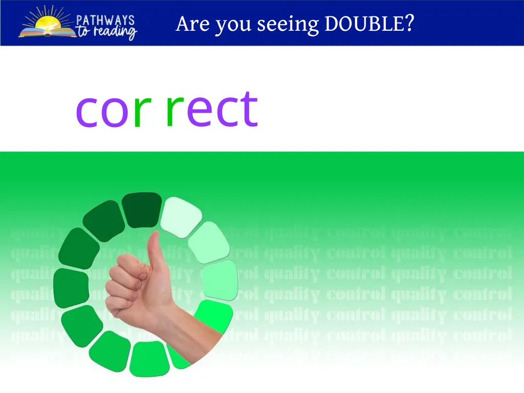 Unit 10, Power Point 2 double consonants strategy - slide 9 of 17