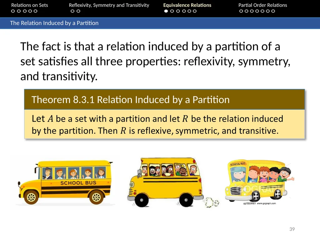 Aaron Tan Relations on Sets Reflexivity, Symmetry - slide 39 of 93
