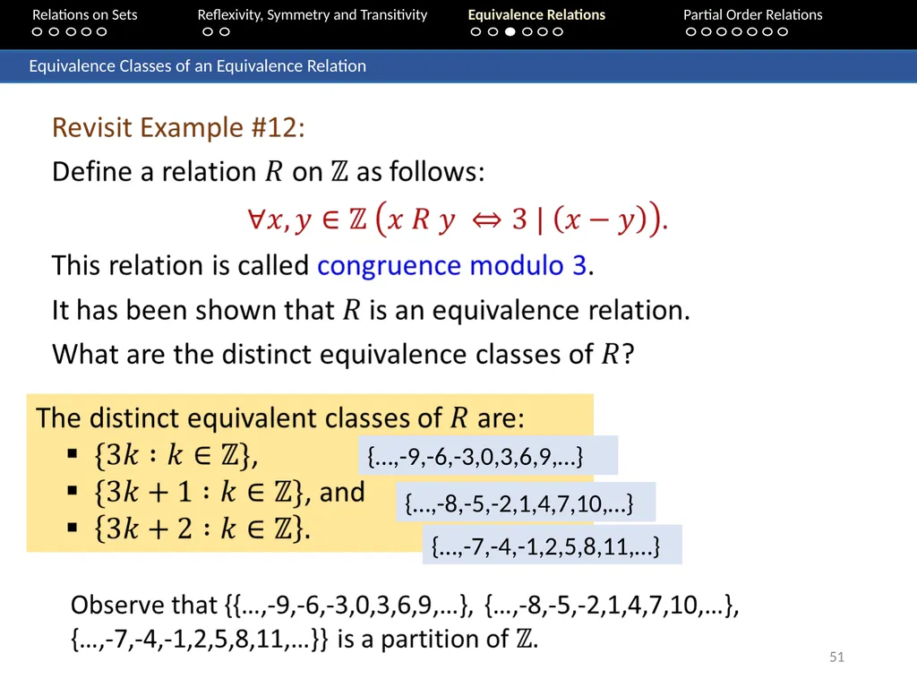 Aaron Tan Relations on Sets Reflexivity, Symmetry - slide 51 of 93