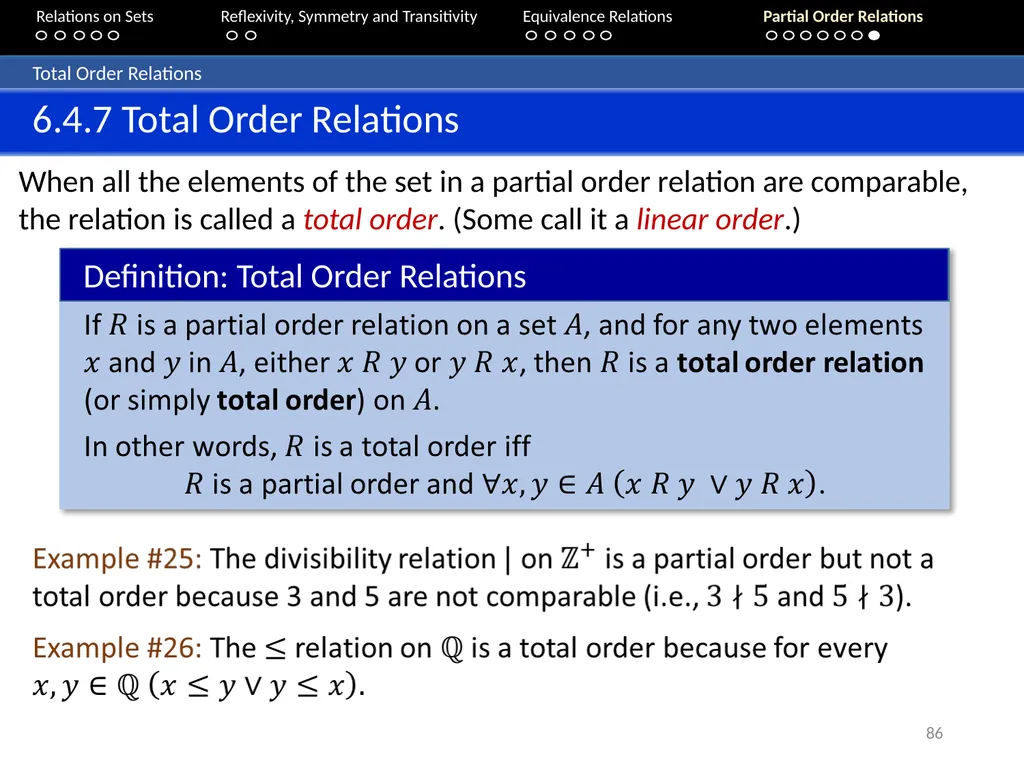 Aaron Tan Relations on Sets Reflexivity, Symmetry - slide 86 of 93