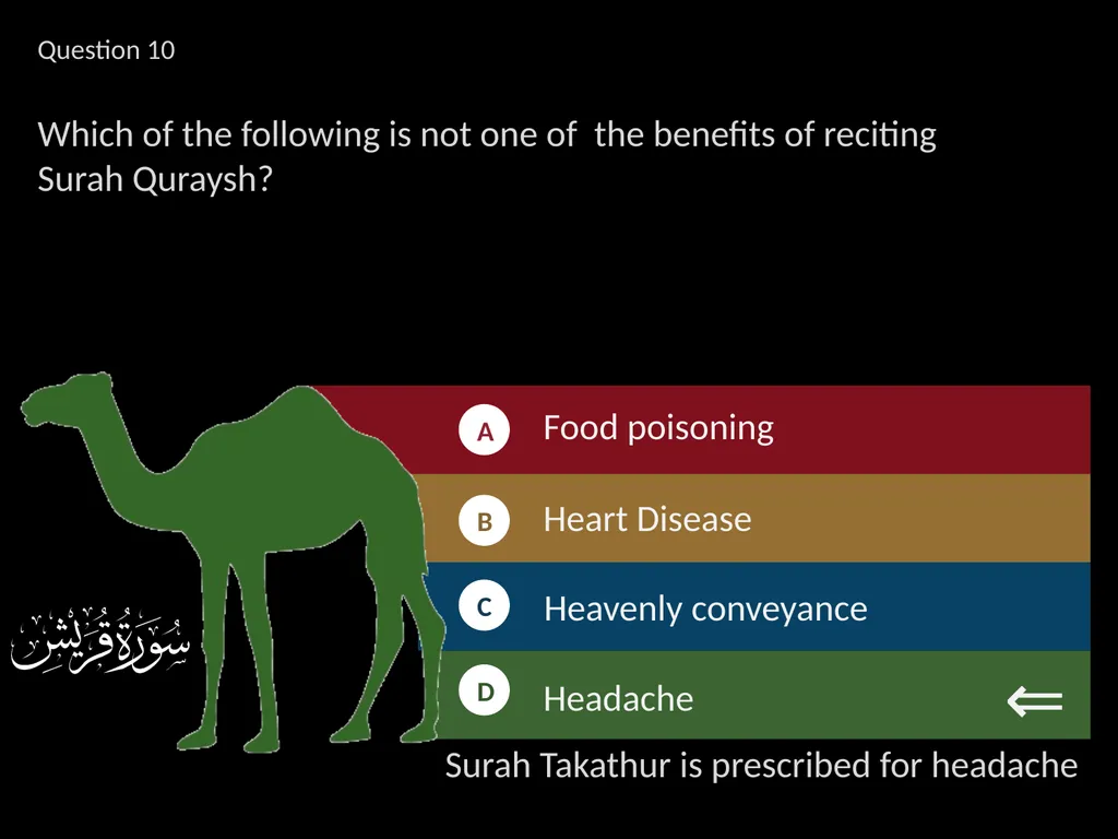 لِإِيلَافِ قُرَيْشٍ إِيلَافِهِمْ رِحْلَةَ - slide 37 of 38