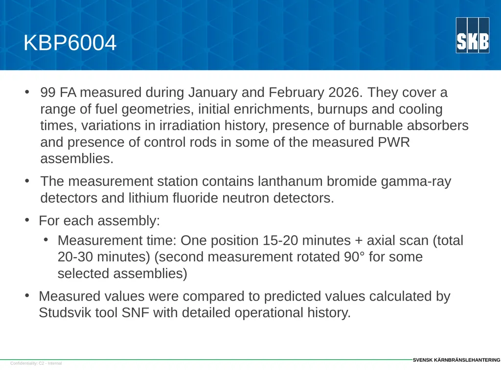 SKB SFC strategy and some results Fredrik - slide 7 of 23
