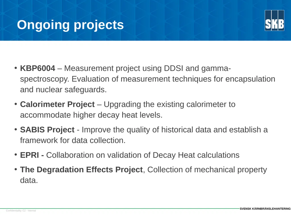 SKB SFC strategy and some results Fredrik - slide 6 of 23